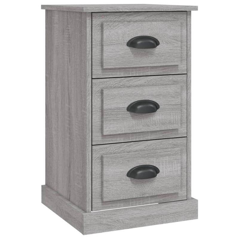 Bedside Cabinet Grey Sonoma 39x39x67 cm Engineered Wood