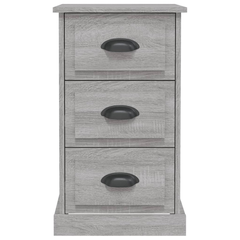 Bedside Cabinet Grey Sonoma 39x39x67 cm Engineered Wood