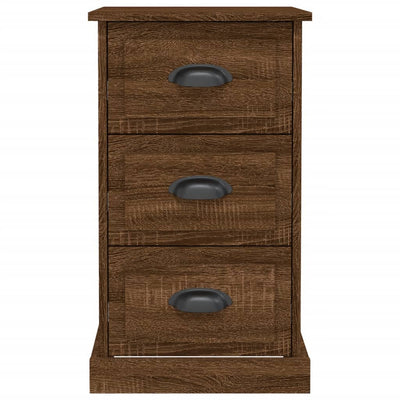 Bedside Cabinet Brown Oak 39x39x67 cm Engineered Wood