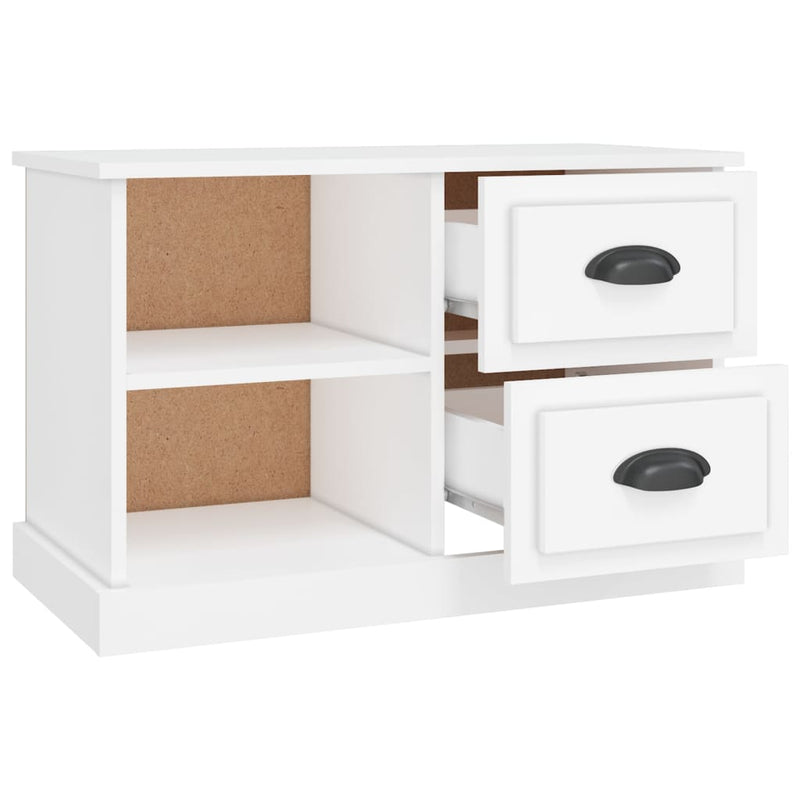 TV Cabinet White 73x35.5x47.5 cm Engineered Wood