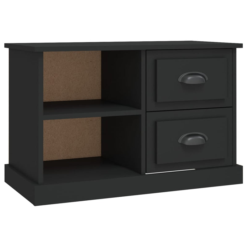 TV Cabinet Black 73x35.5x47.5 cm Engineered Wood