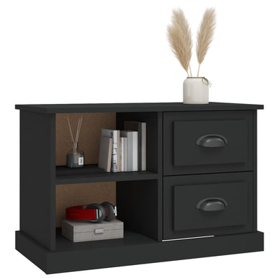 TV Cabinet Black 73x35.5x47.5 cm Engineered Wood