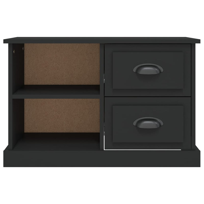 TV Cabinet Black 73x35.5x47.5 cm Engineered Wood