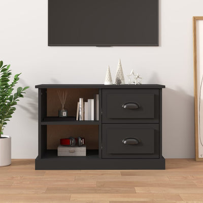 TV Cabinet Black 73x35.5x47.5 cm Engineered Wood