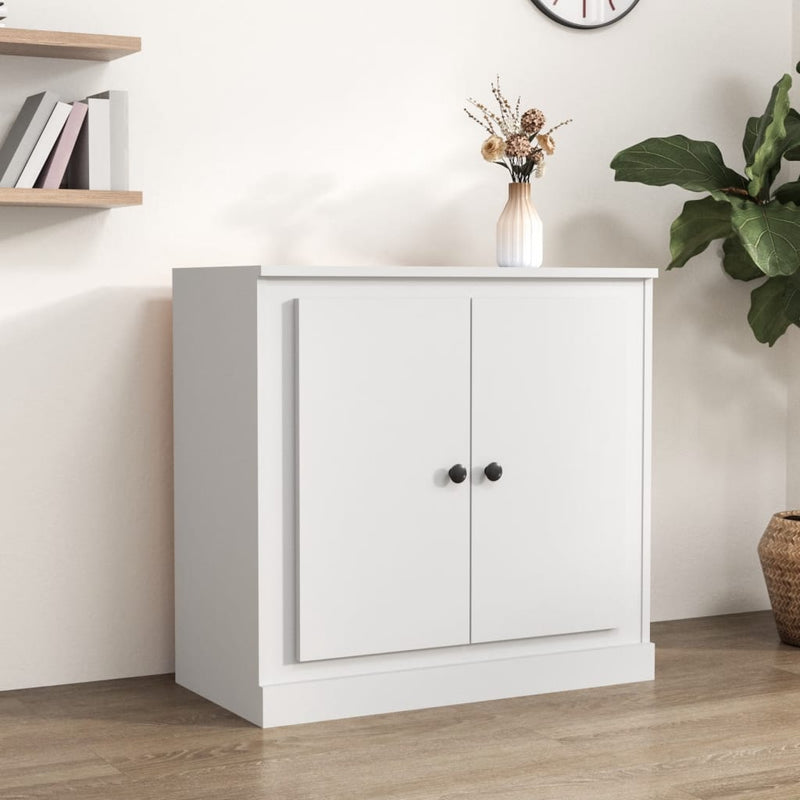 Sideboard White 70x35.5x67.5 cm Engineered Wood