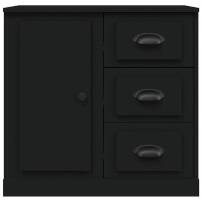 Sideboard Black 70x35.5x67.5 cm Engineered Wood