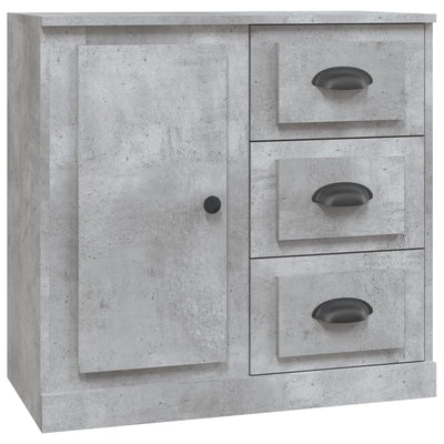 Sideboard Concrete Grey 70x35.5x67.5 cm Engineered Wood