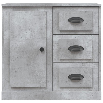 Sideboard Concrete Grey 70x35.5x67.5 cm Engineered Wood