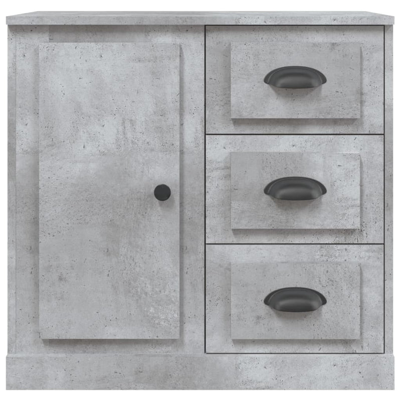 Sideboard Concrete Grey 70x35.5x67.5 cm Engineered Wood