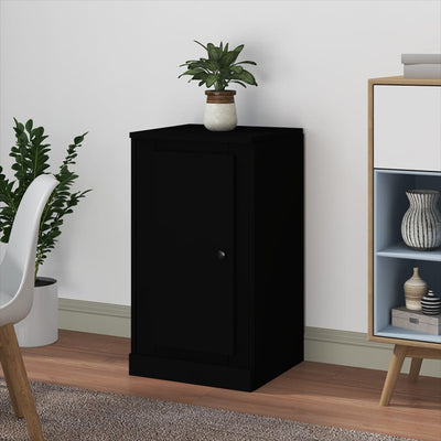 Sideboard Black 37.5x35.5x67.5 cm Engineered Wood