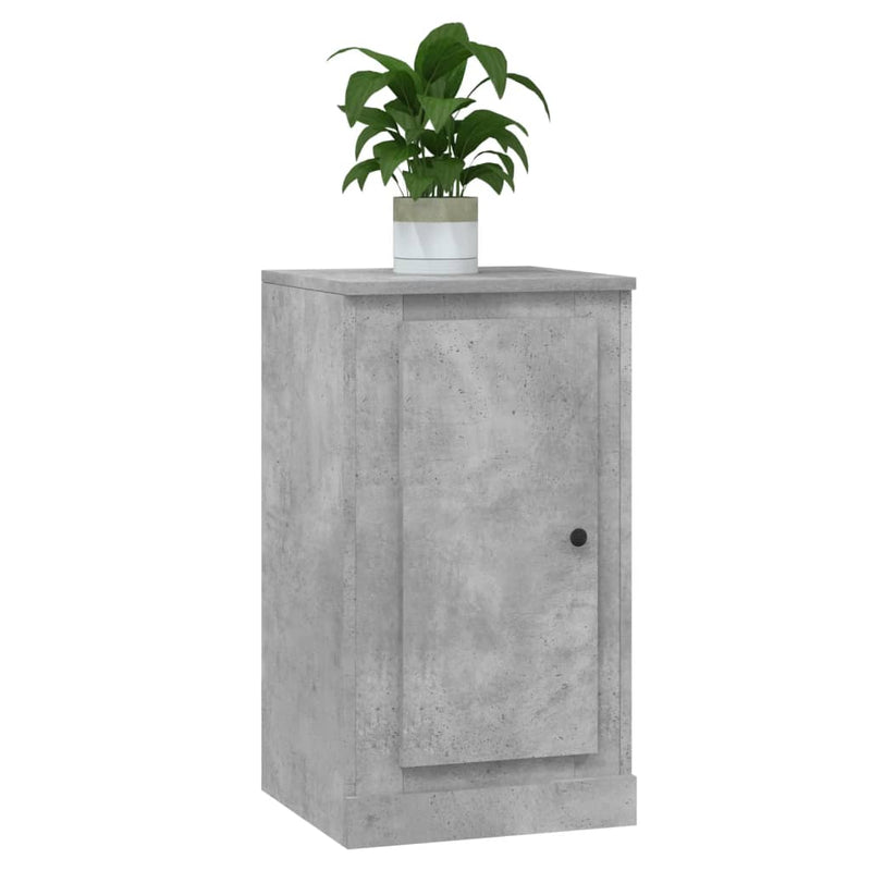 Sideboards 2 pcs Concrete Grey 37.5x35.5x67.5 cm Engineered Wood