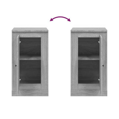 Sideboards 2 pcs Grey Sonoma 37.5x35.5x67.5 cm Engineered Wood