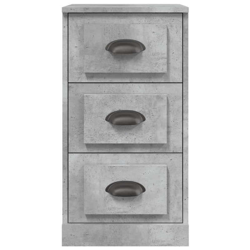 Sideboard Concrete Grey 36x35.5x67.5 cm Engineered Wood