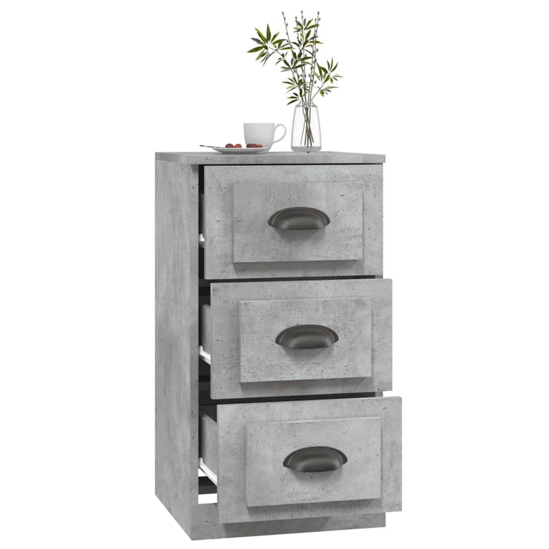 Sideboard Concrete Grey 36x35.5x67.5 cm Engineered Wood