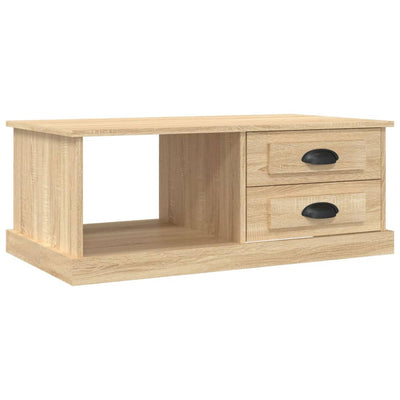 Coffee Table Sonoma Oak 90x50x35 cm Engineered Wood