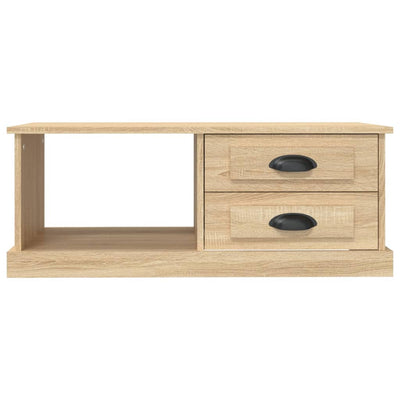 Coffee Table Sonoma Oak 90x50x35 cm Engineered Wood