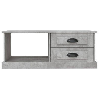 Coffee Table Concrete Grey 90x50x35 cm Engineered Wood