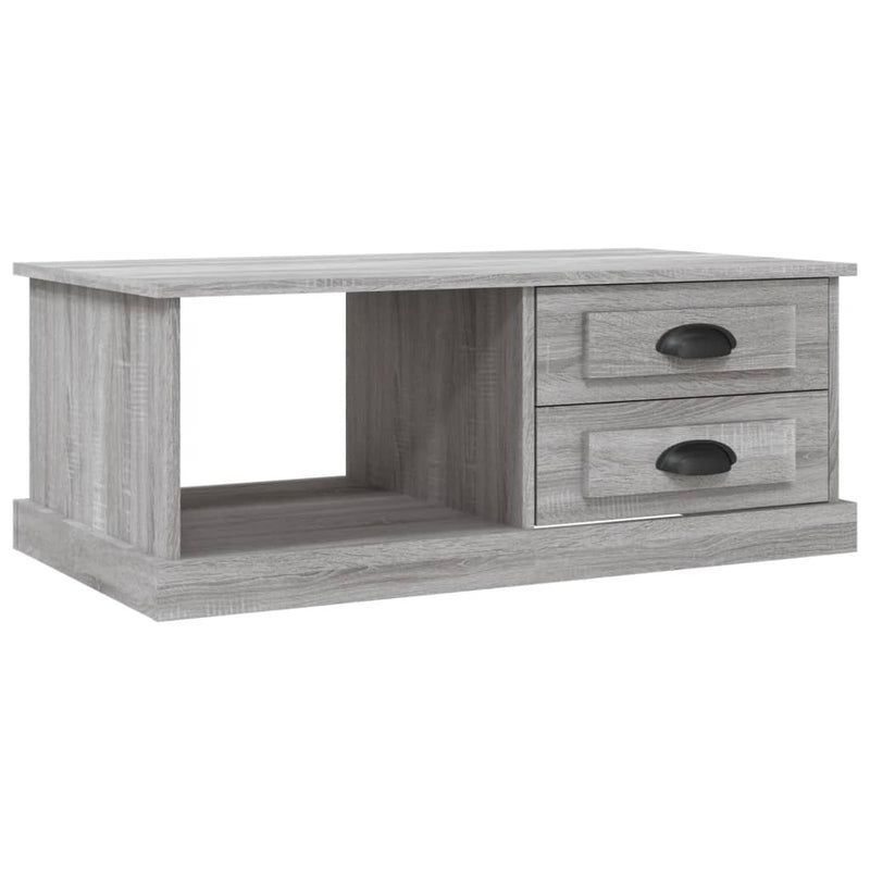 Coffee Table Grey Sonoma 90x50x35 cm Engineered Wood