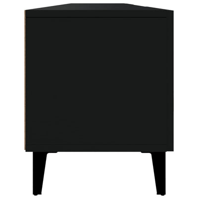 TV Cabinet Black 180x31.5x40 cm Engineered Wood