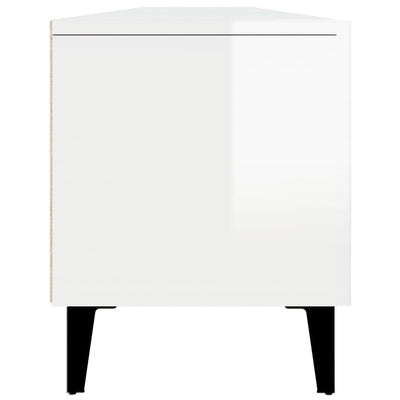 TV Cabinet High Gloss White 180x31.5x40 cm Engineered Wood