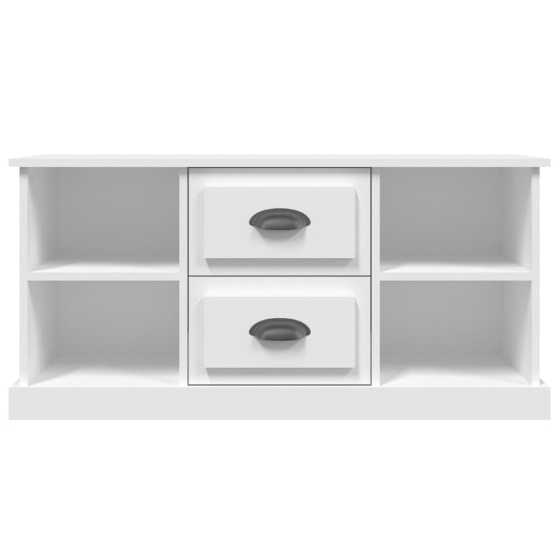 TV Cabinet White 99.5x35.5x48 cm Engineered Wood