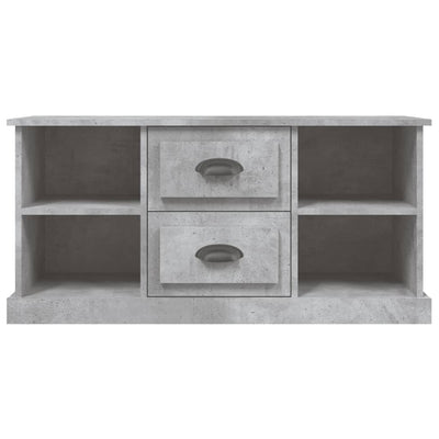 TV Cabinet Concrete Grey 99.5x35.5x48 cm Engineered Wood