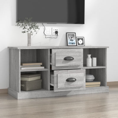 TV Cabinet Grey Sonoma 99.5x35.5x48 cm Engineered Wood