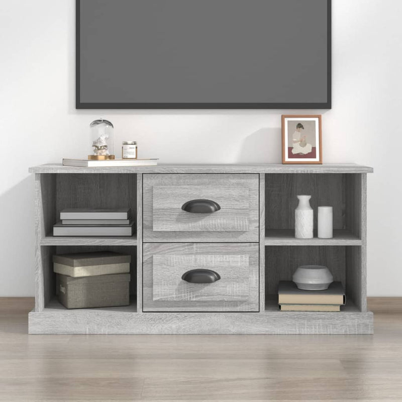 TV Cabinet Grey Sonoma 99.5x35.5x48 cm Engineered Wood