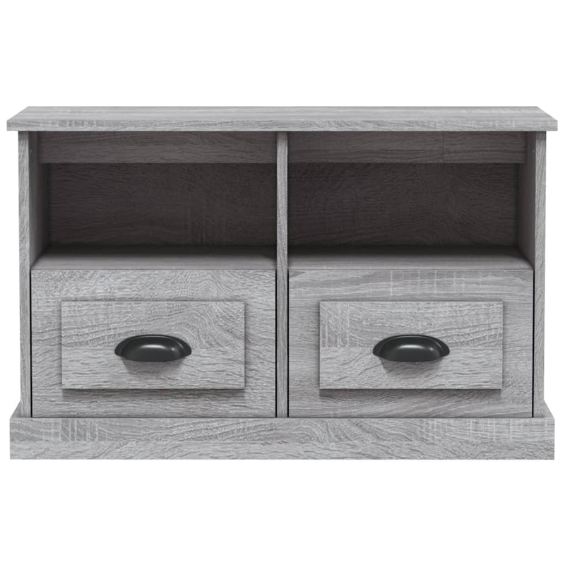 TV Cabinet Grey Sonoma 80x35x50 cm Engineered Wood