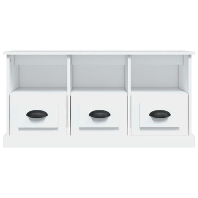 TV Cabinet White 100x35x50 cm Engineered Wood