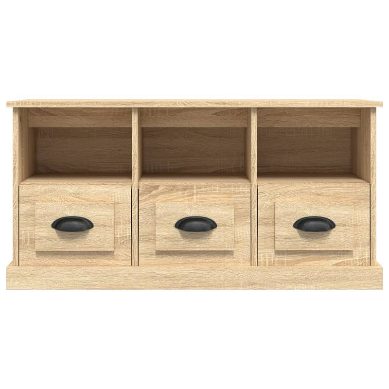 TV Cabinet Sonoma Oak 100x35x50 cm Engineered Wood