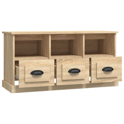 TV Cabinet Sonoma Oak 100x35x50 cm Engineered Wood