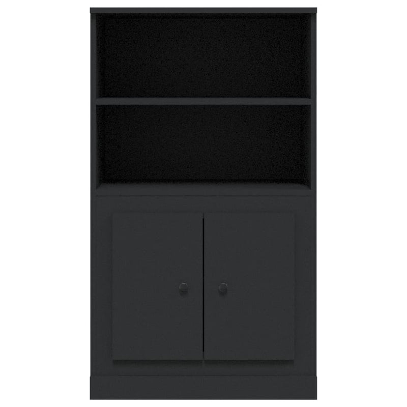 Highboard Black 60x35.5x103.5 cm Engineered Wood