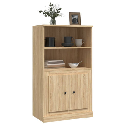 Highboard Sonoma Oak 60x35.5x103.5 cm Engineered Wood