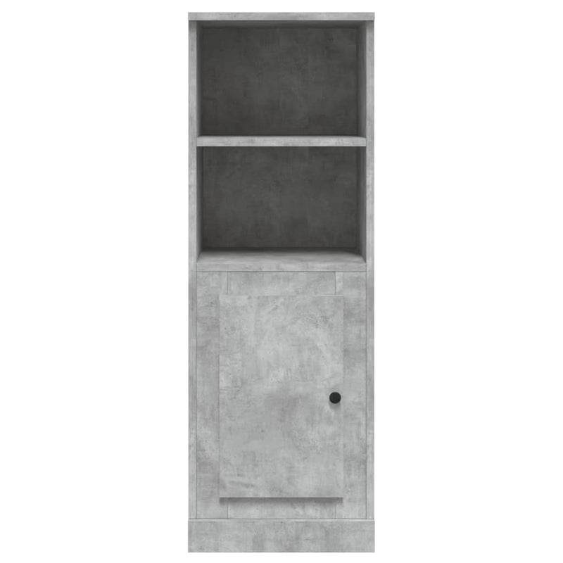 Highboard Concrete Grey 36x35.5x103.5 cm Engineered Wood