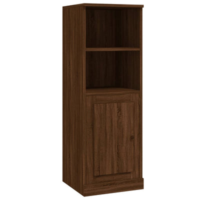 Highboard Brown Oak 36x35.5x103.5 cm Engineered Wood