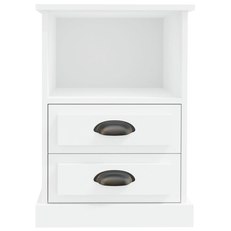 Bedside Cabinets 2 pcs White 43x36x60 cm