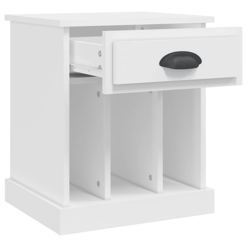 Bedside Cabinets 2 pcs White 43x36x50 cm