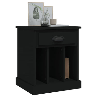 Bedside Cabinets 2 pcs Black 43x36x50 cm