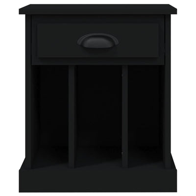 Bedside Cabinets 2 pcs Black 43x36x50 cm