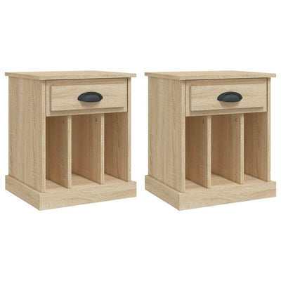 Bedside Cabinets 2 pcs Sonoma Oak 43x36x50 cm