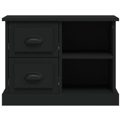 Bedside Cabinet Black 60x35.5x45 cm