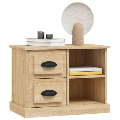 Bedside Cabinet Sonoma Oak 60x35.5x45 cm