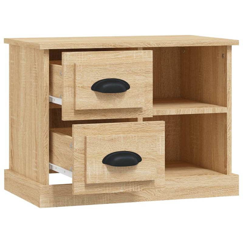 Bedside Cabinet Sonoma Oak 60x35.5x45 cm