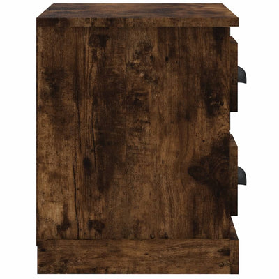 Bedside Cabinet Smoked Oak 60x35.5x45 cm