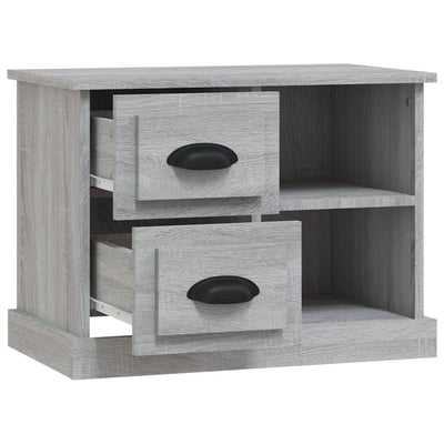 Bedside Cabinet Grey Sonoma 60x35.5x45 cm