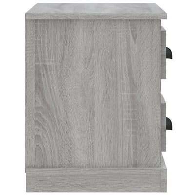 Bedside Cabinet Grey Sonoma 60x35.5x45 cm