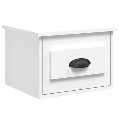 Wall-mounted Bedside Cabinet White 41.5x36x28cm