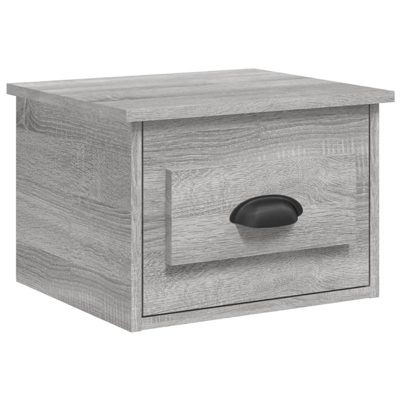 Wall-mounted Bedside Cabinet Grey Sonoma 41.5x36x28cm