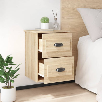 Wall-mounted Bedside Cabinets 2 pcs Sonoma Oak 41.5x36x53cm